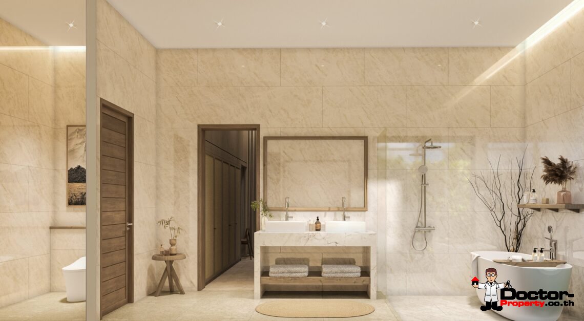 Tropical Tranquility 3 Bedroom Pool Villa in Mae Nam, Koh Samui – For Sale