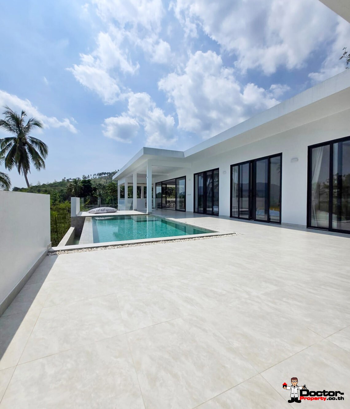 New 4 Bedroom Private Pool Villa with Mountain View in Na Mueang, Koh Samui – For Sale