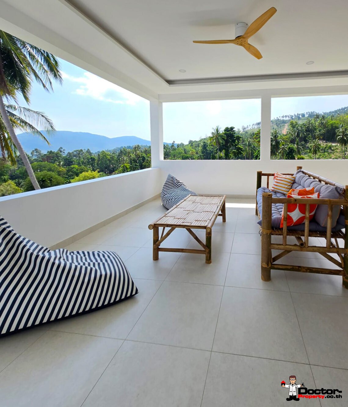 New 4 Bedroom Private Pool Villa with Mountain View in Na Mueang, Koh Samui – For Sale