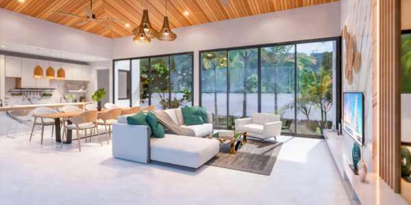 Modern 3 Bedroom Pool Villa with Sea View in Lamai, Koh Samui – For Sale