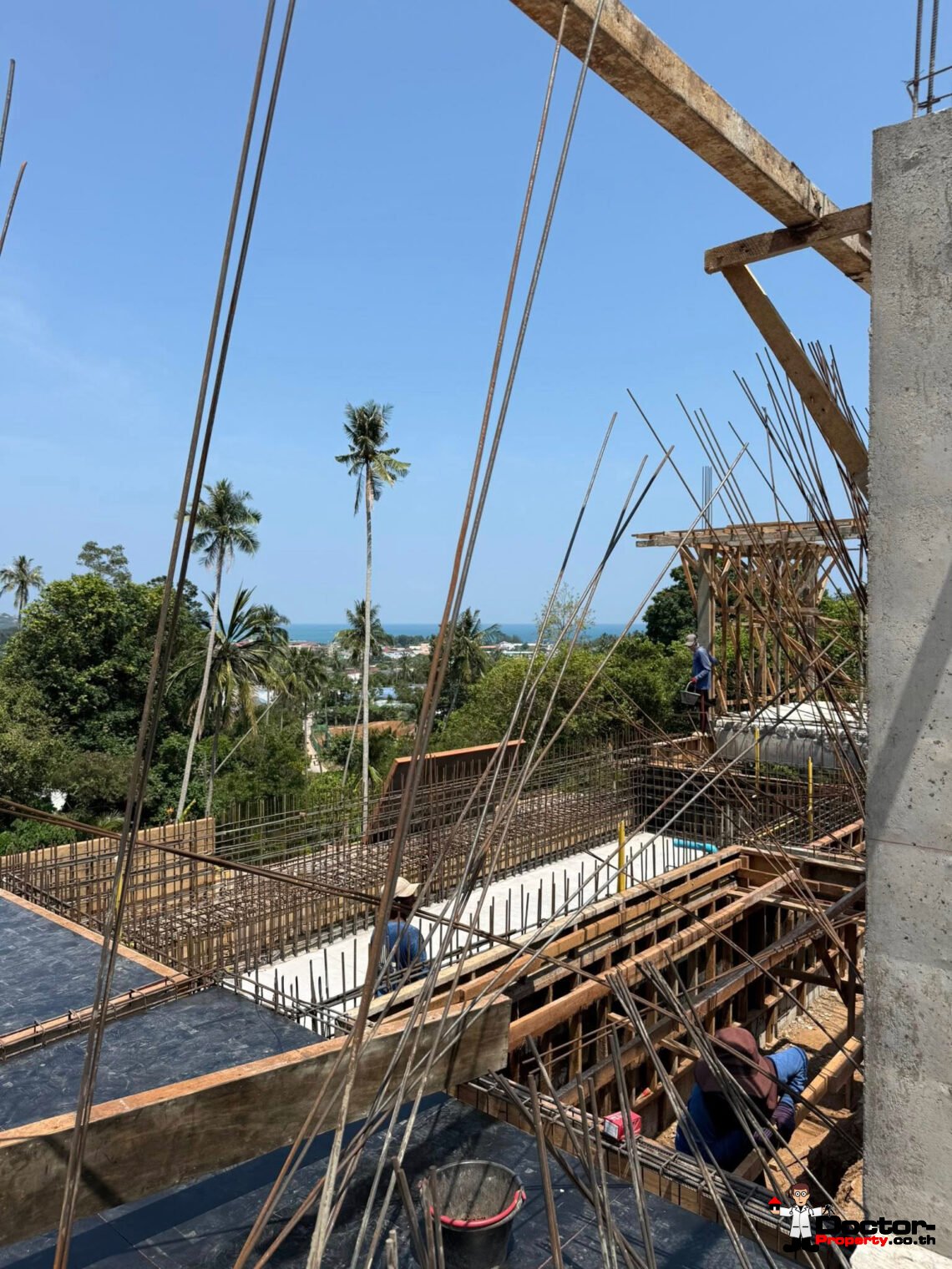 Modern 3 Bedroom Pool Villa with Sea View in Lamai, Koh Samui – For Sale