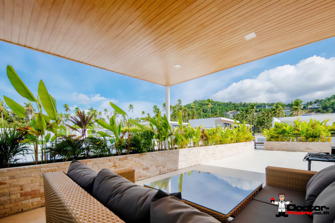 Stylish 3 Bedroom Private Pool Villa in Mae Nam, Koh Samui – For Sale