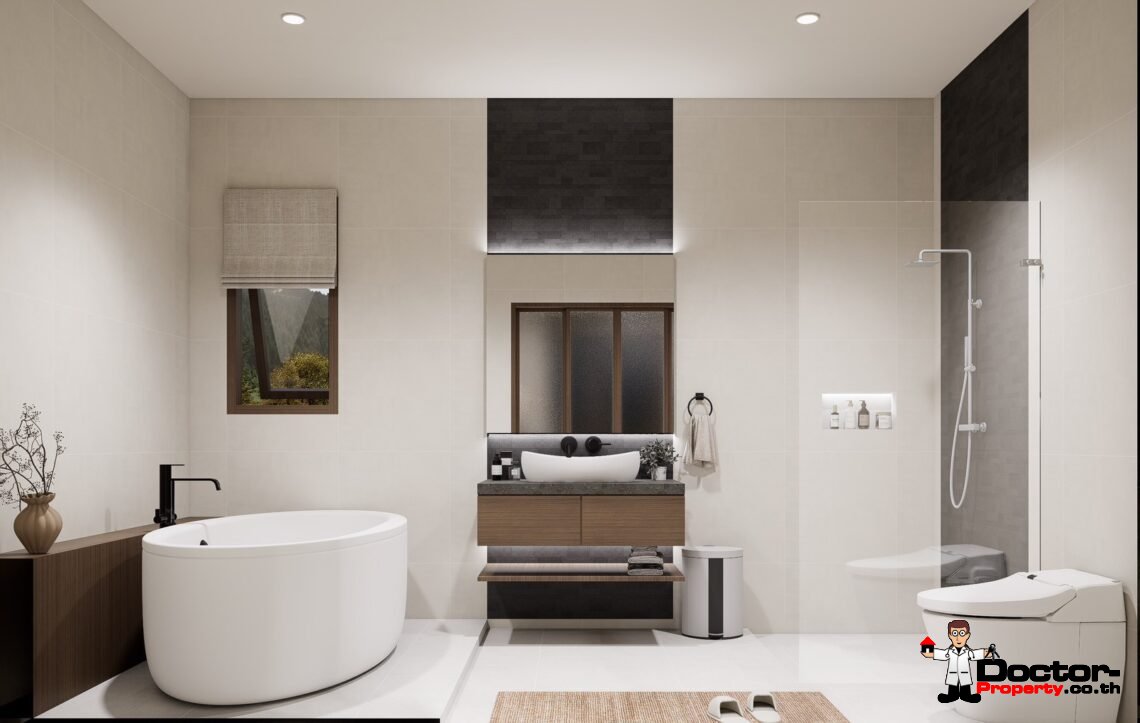 Tropical Modern 2 Bedroom Private Pool Villa in Mae Nam, Koh Samui – For Sale