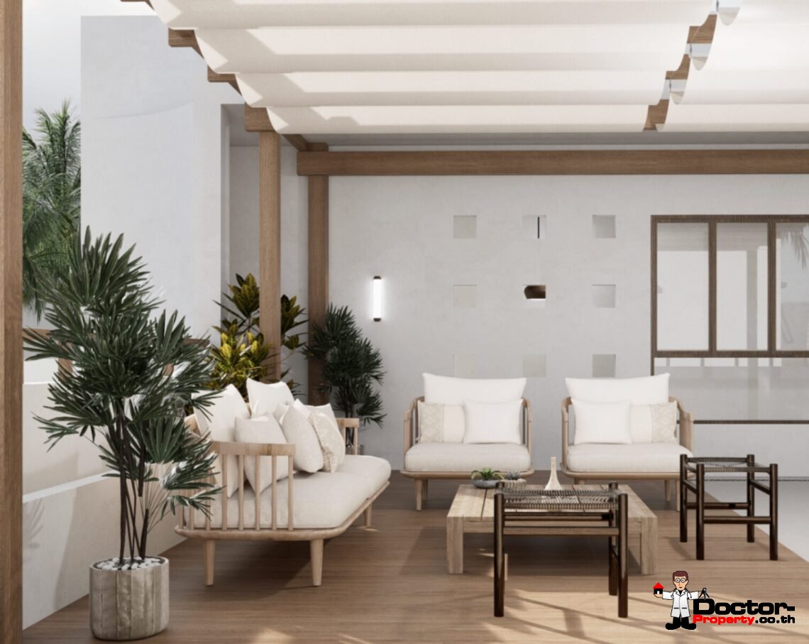 Tropical Modern 2 Bedroom Private Pool Villa in Mae Nam, Koh Samui – For Sale