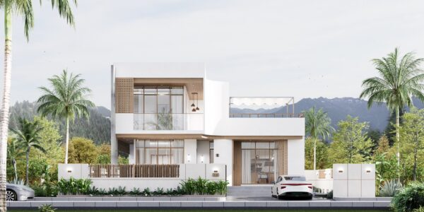 Tropical Modern 2 Bedroom Private Pool Villa in Mae Nam, Koh Samui – For Sale