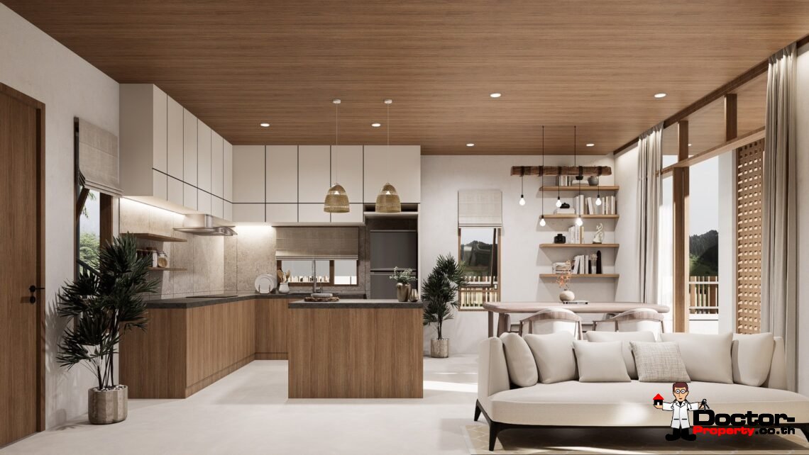 Tropical Modern 2 Bedroom Private Pool Villa in Mae Nam, Koh Samui – For Sale