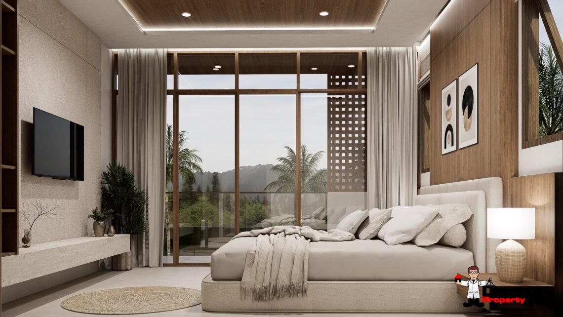 Tropical Modern 2 Bedroom Private Pool Villa in Mae Nam, Koh Samui – For Sale