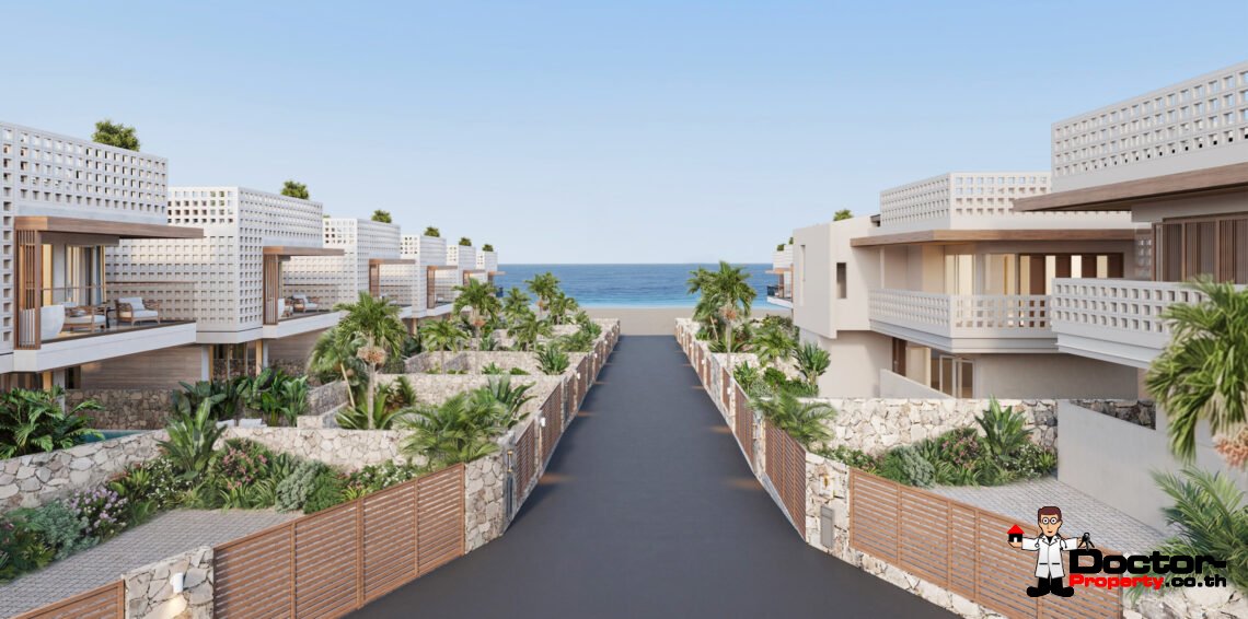 Modern 3-4 Bedroom Private Pool Villa with Beach Access in Laem Sor, Koh Samui – For Sale