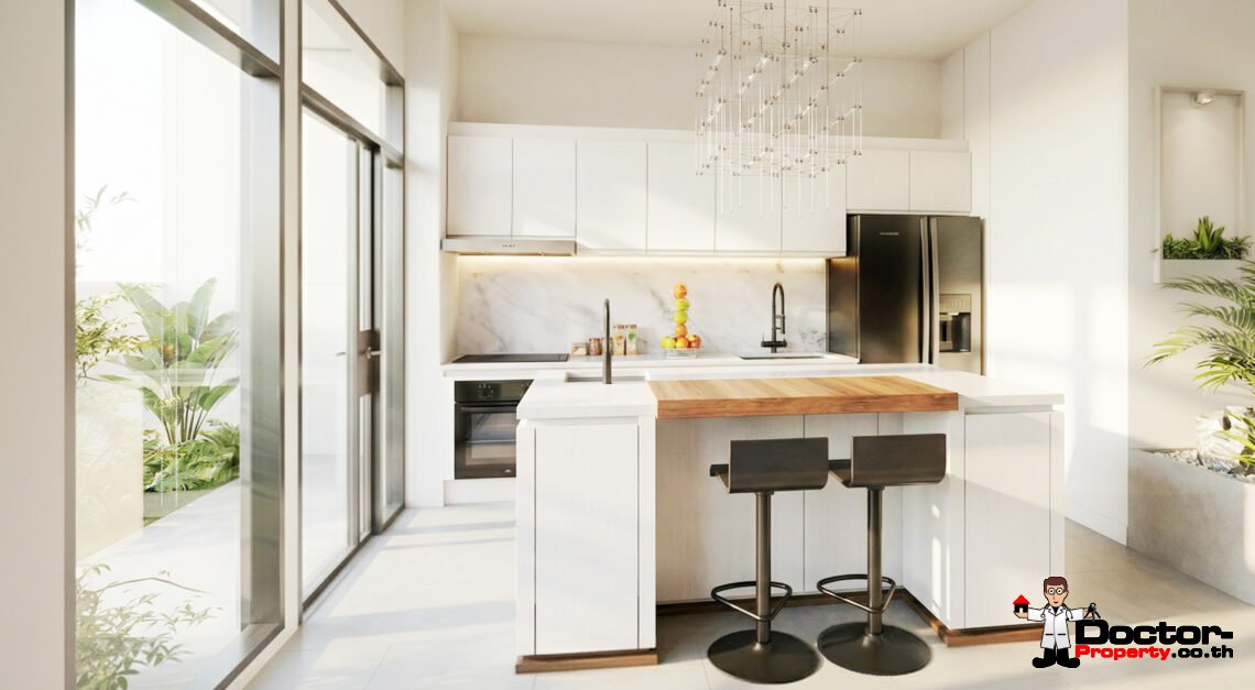 Modern 3-4 Bedroom Private Pool Villa with Beach Access in Laem Sor, Koh Samui – For Sale