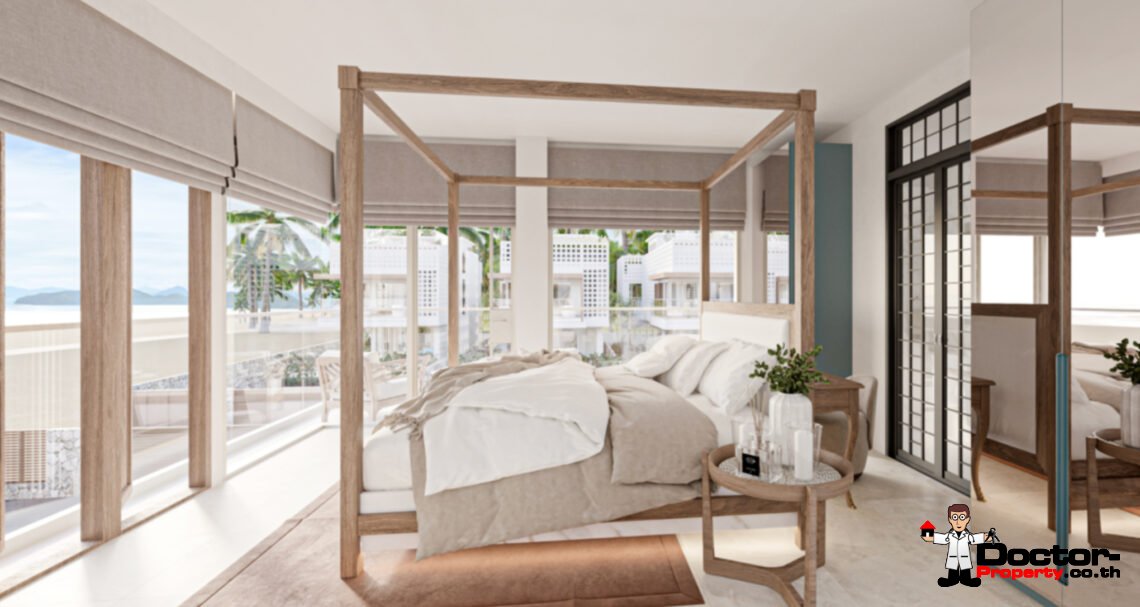 Modern 3-4 Bedroom Private Pool Villa with Beach Access in Laem Sor, Koh Samui – For Sale