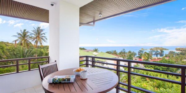 4 Bedroom Pool Villa with Sea View in Choeng Mon, Koh Samui – For Sale