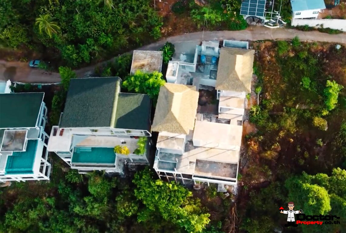 4 Bedroom Pool Villa with Sea View in Chaweng Noi, Koh Samui – For Sale