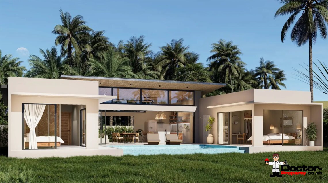 Modern Tropical 3 Bedroom Pool Villa in Ban Tai, Koh Samui – For Sale