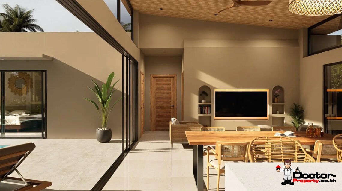 Modern Tropical 3 Bedroom Pool Villa in Ban Tai, Koh Samui – For Sale