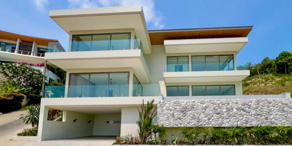New 3 Bedroom Pool Villa with Sea View in Plai Laem, Koh Samui – For Sale