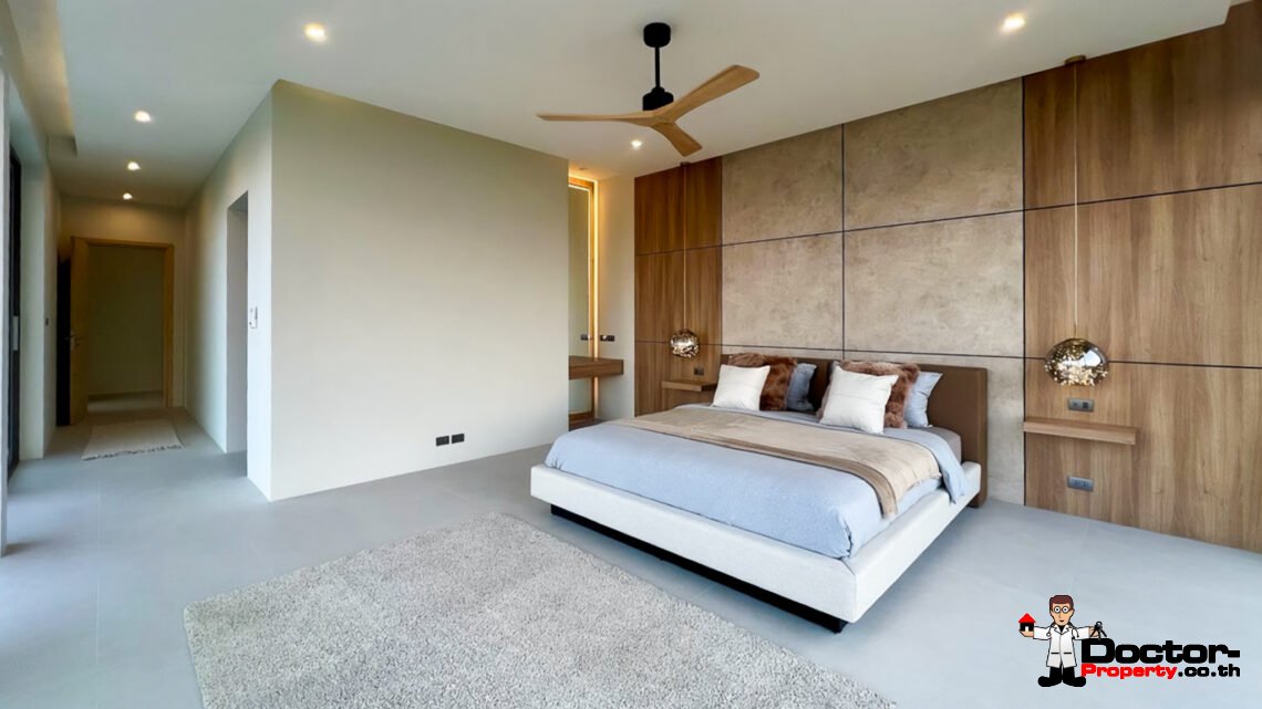 New 3 Bedroom Pool Villa with Sea View in Plai Laem, Koh Samui – For Sale