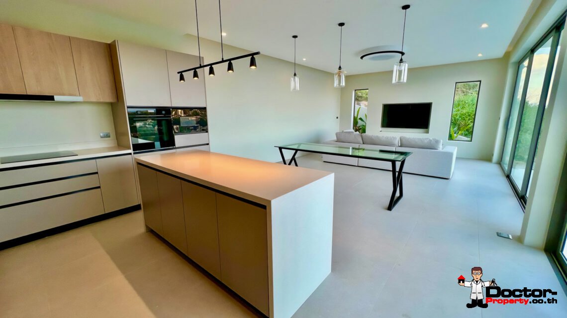 New 3 Bedroom Pool Villa with Sea View in Plai Laem, Koh Samui – For Sale