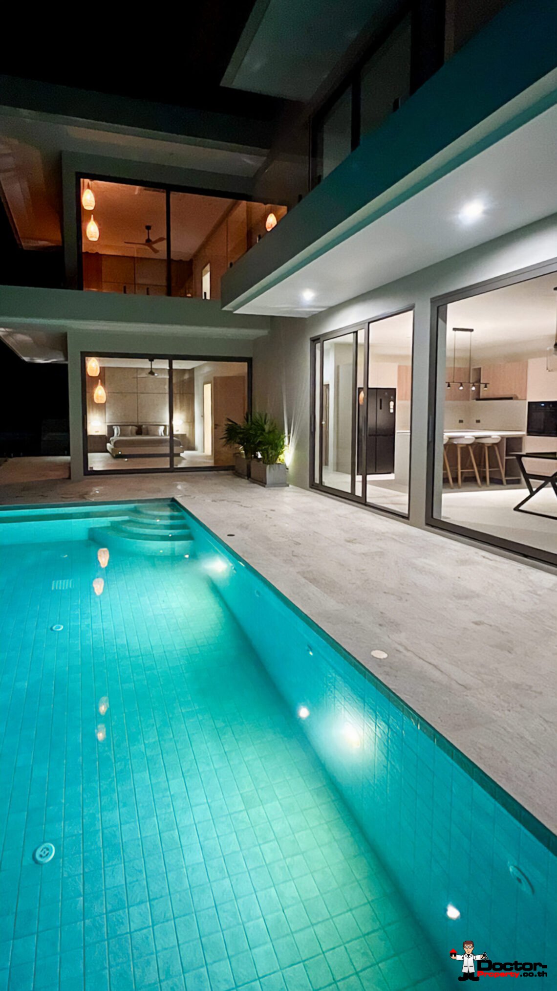 New 3 Bedroom Pool Villa with Sea View in Plai Laem, Koh Samui – For Sale