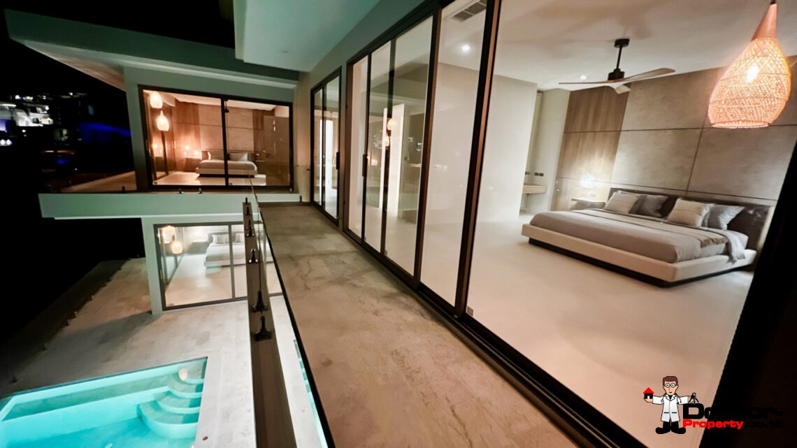 New 3 Bedroom Pool Villa with Sea View in Plai Laem, Koh Samui – For Sale