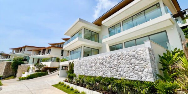 New 3 Bedroom Pool Villa with Sea View in Plai Laem, Koh Samui – For Sale