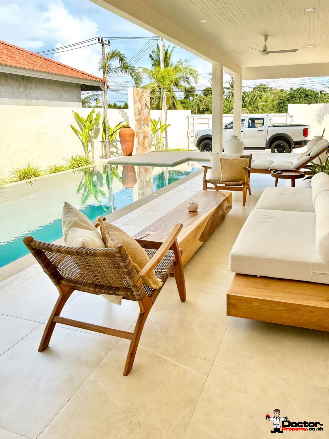 Tropical 2 Bedroom Private Pool Villa in Mae Nam, Koh Samui – For Sale