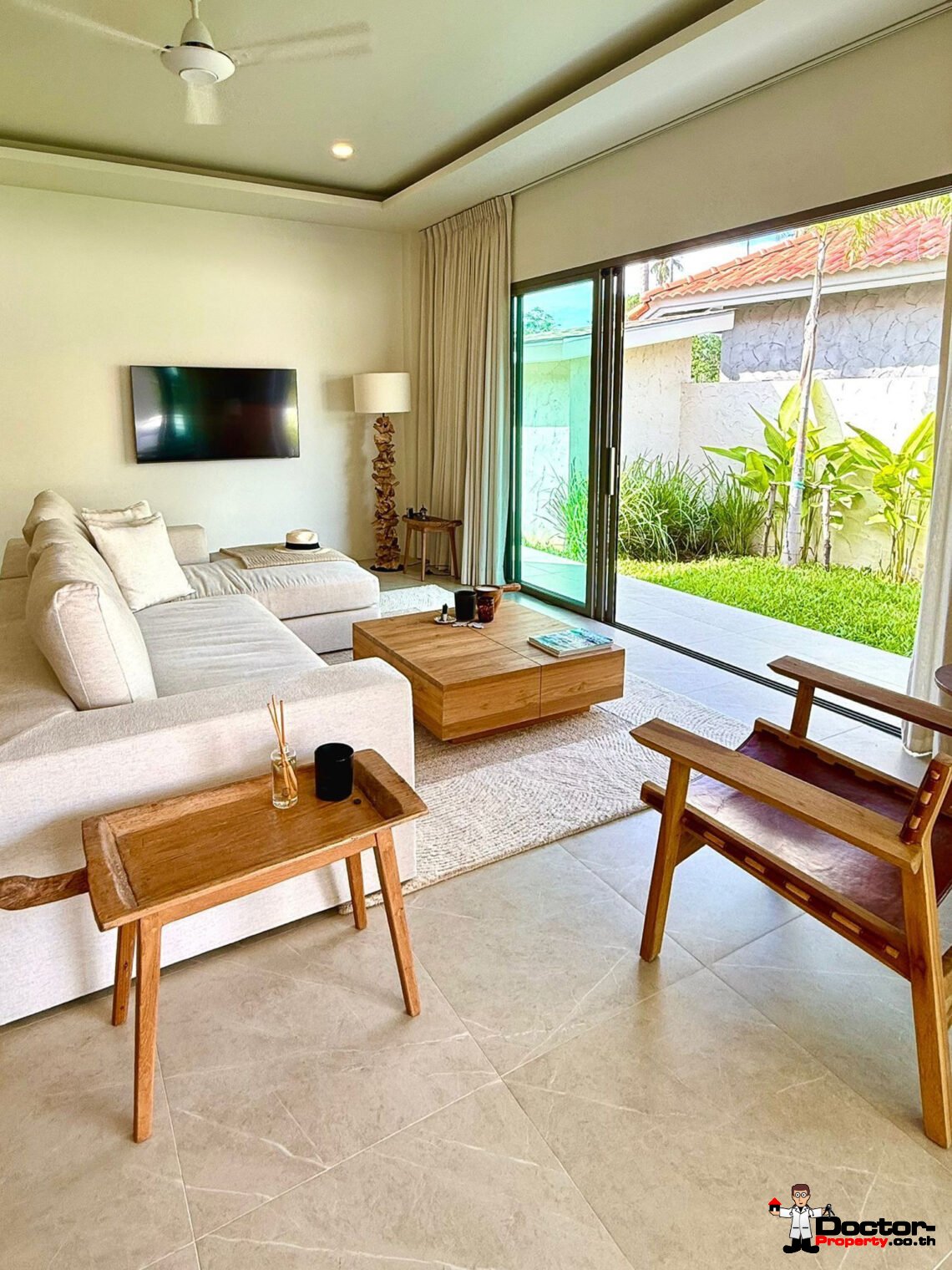 Tropical 2 Bedroom Private Pool Villa in Mae Nam, Koh Samui – For Sale