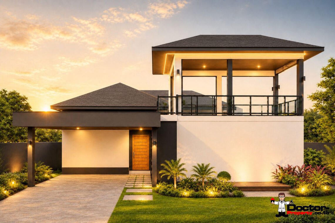 Stylish 3 Bedroom Pool Villa in Mae Nam, Koh Samui – For Sale