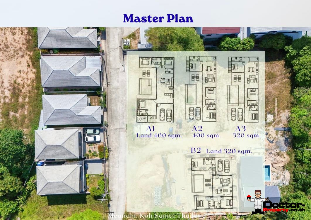 Stylish 3 Bedroom Pool Villa in Mae Nam, Koh Samui – For Sale