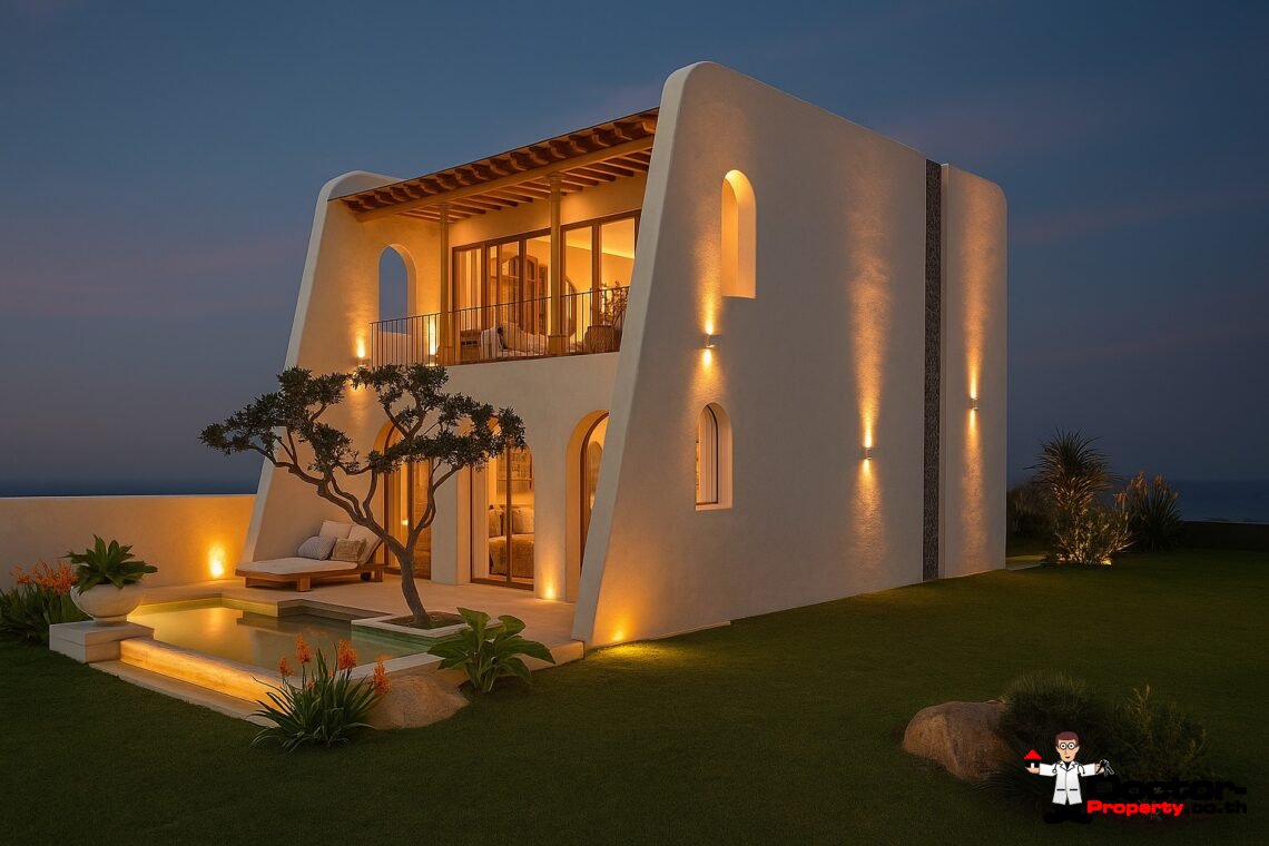 Modern 3 Bedroom Boho Pool Villa in Bang Por, Koh Samui – For Sale