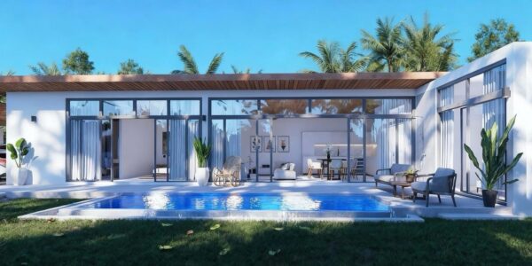 Stylish Tropical 3 Bedroom Villa with Private Pool in Mae Nam, Koh Samui – For Sale