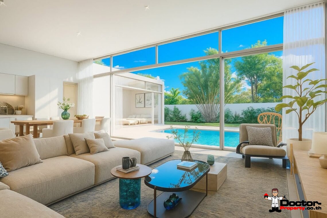 Stylish Tropical 3 Bedroom Villa with Private Pool in Mae Nam, Koh Samui – For Sale