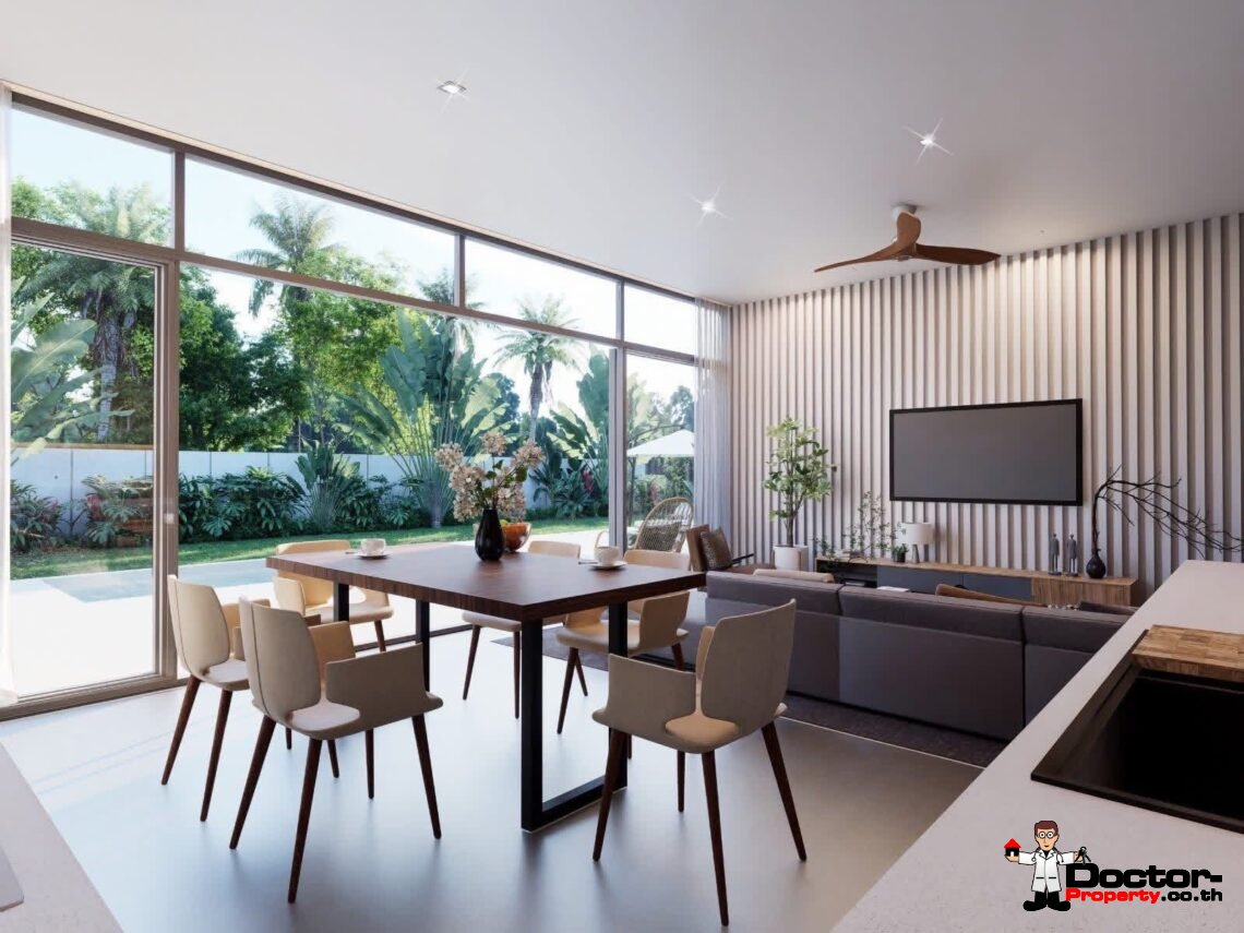 Stylish Tropical 3 Bedroom Villa with Private Pool in Mae Nam, Koh Samui – For Sale