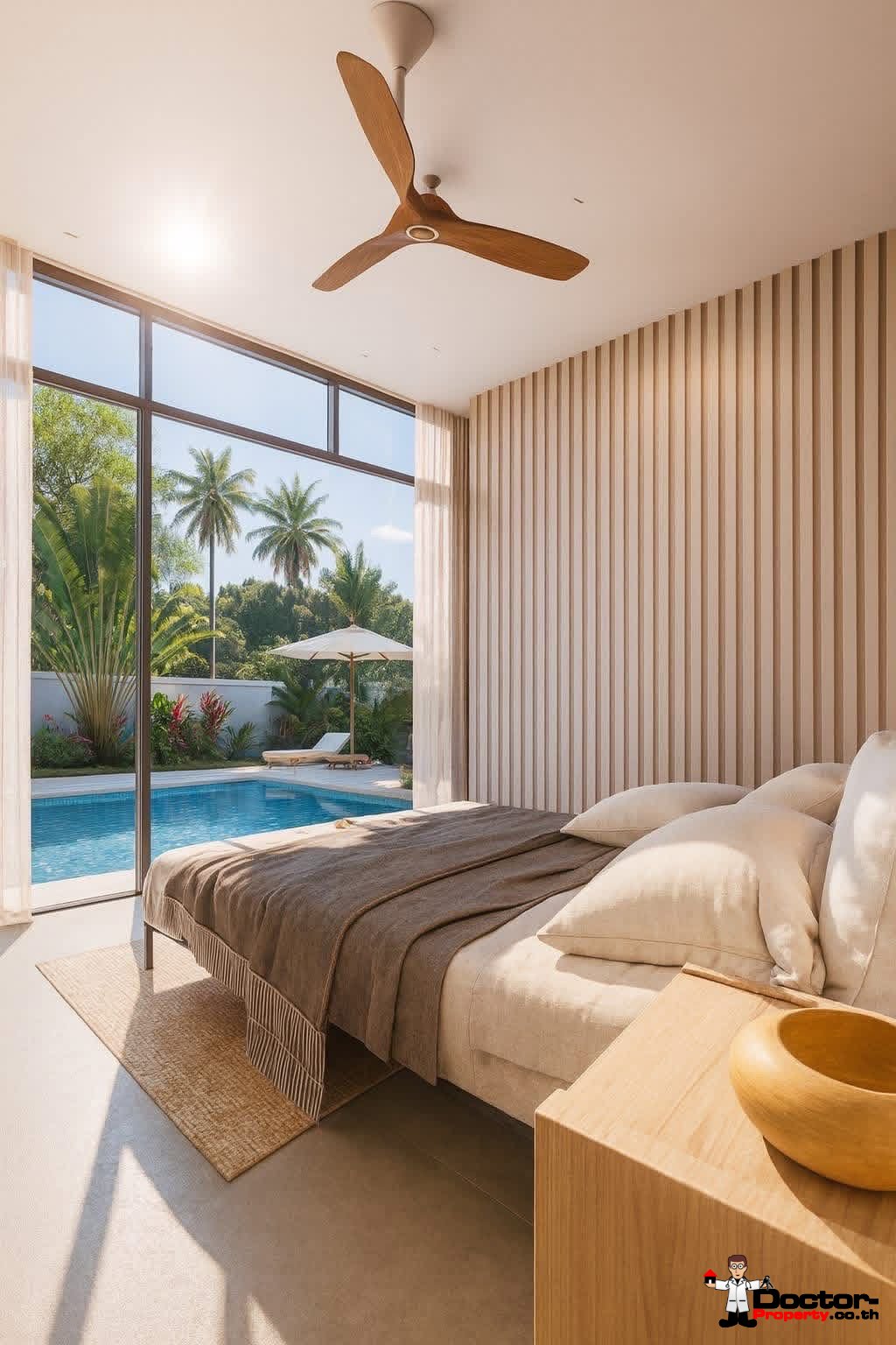 Stylish Tropical 3 Bedroom Villa with Private Pool in Mae Nam, Koh Samui – For Sale