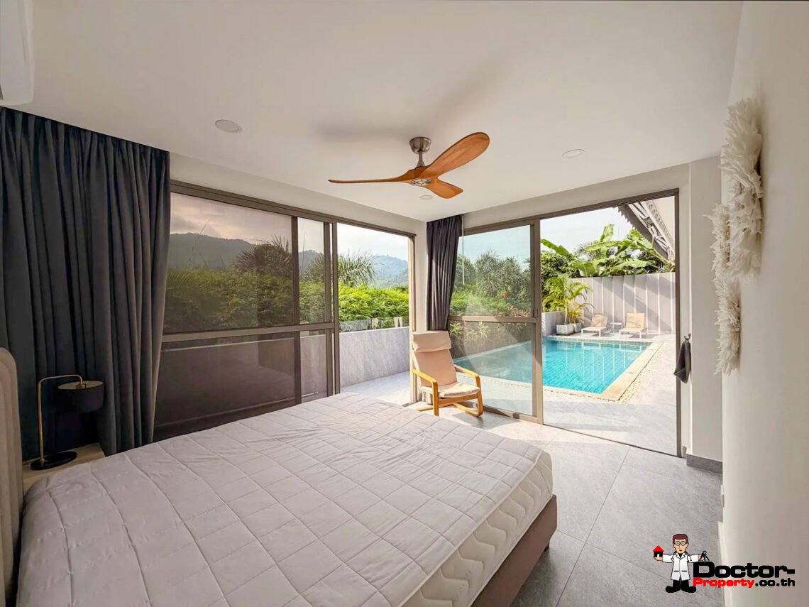 3 Bedroom Pool Villa with Mountain View in Lamai, Koh Samui – For Sale
