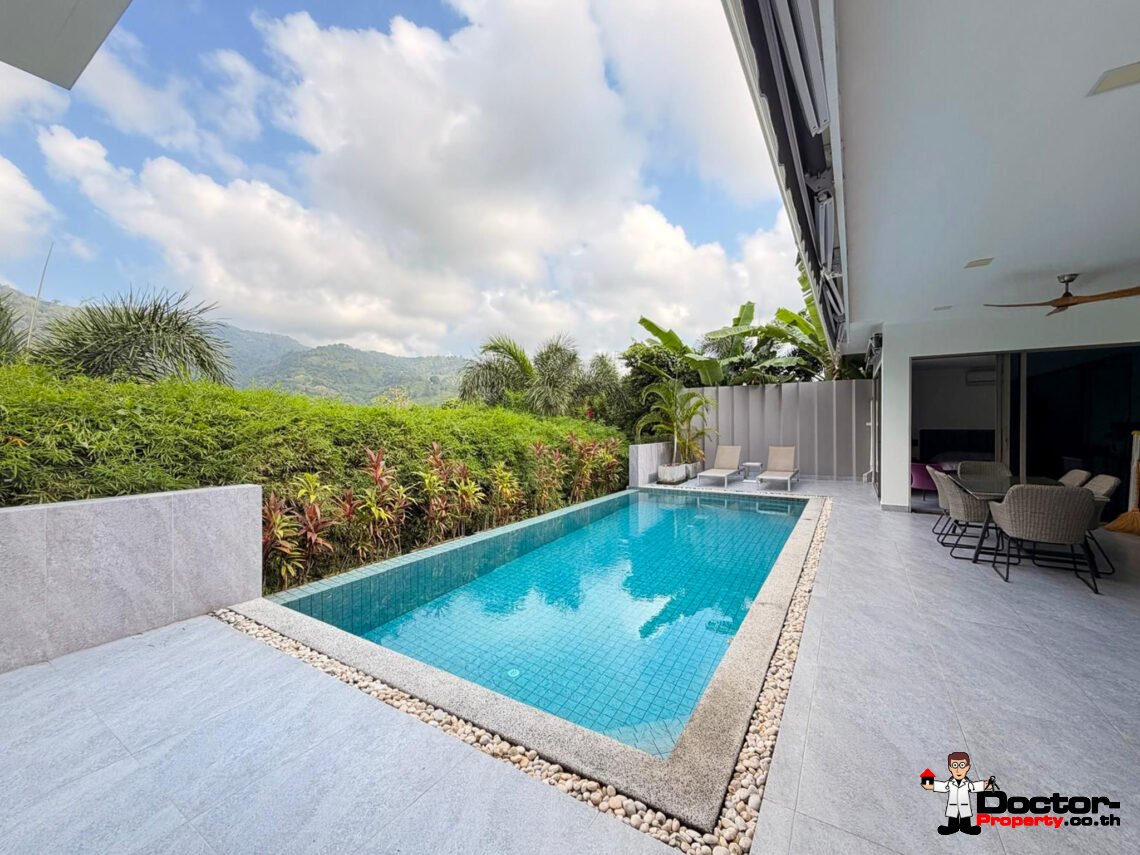 3 Bedroom Pool Villa with Mountain View in Lamai, Koh Samui – For Sale