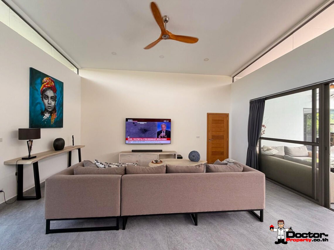 3 Bedroom Pool Villa with Mountain View in Lamai, Koh Samui – For Sale