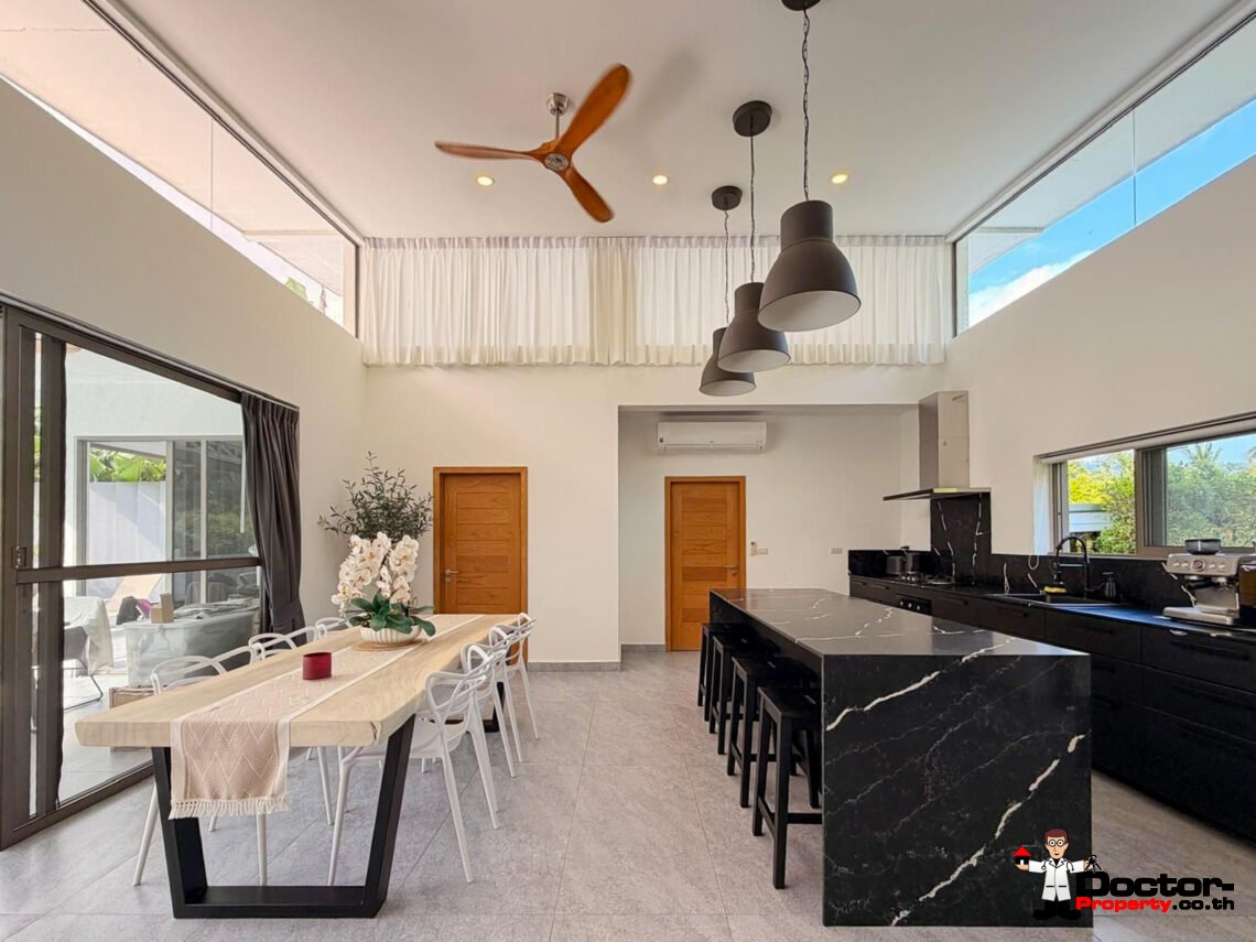 3 Bedroom Pool Villa with Mountain View in Lamai, Koh Samui – For Sale