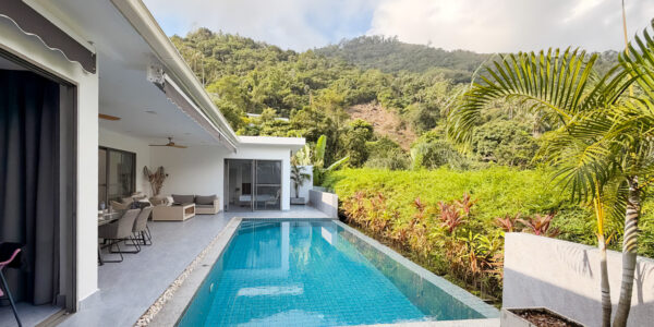 3 Bedroom Pool Villa with Mountain View in Lamai, Koh Samui – For Sale