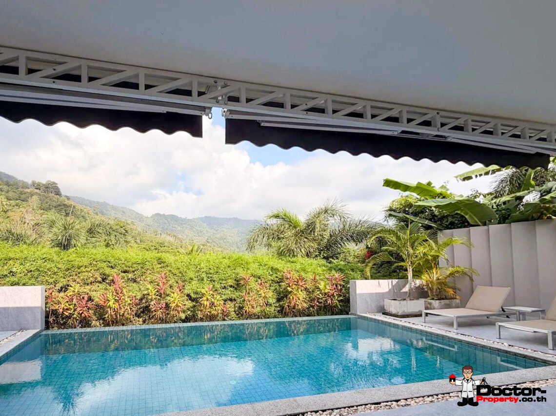 3 Bedroom Pool Villa with Mountain View in Lamai, Koh Samui – For Sale