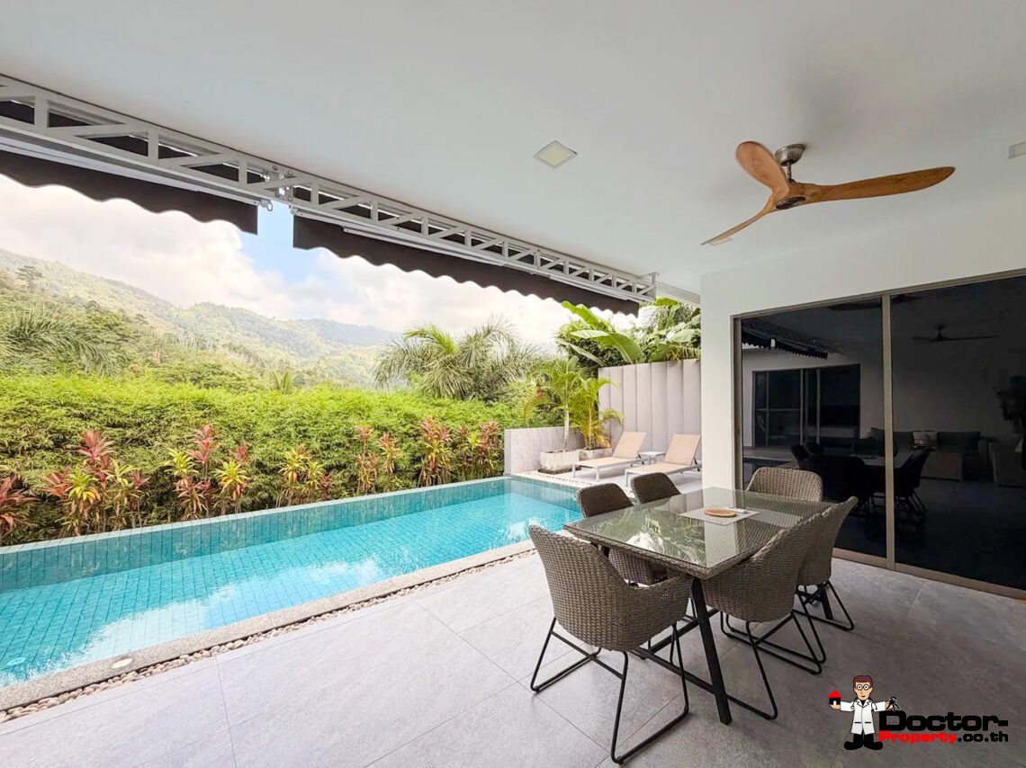 3 Bedroom Pool Villa with Mountain View in Lamai, Koh Samui – For Sale