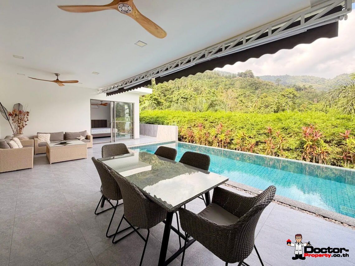 3 Bedroom Pool Villa with Mountain View in Lamai, Koh Samui – For Sale