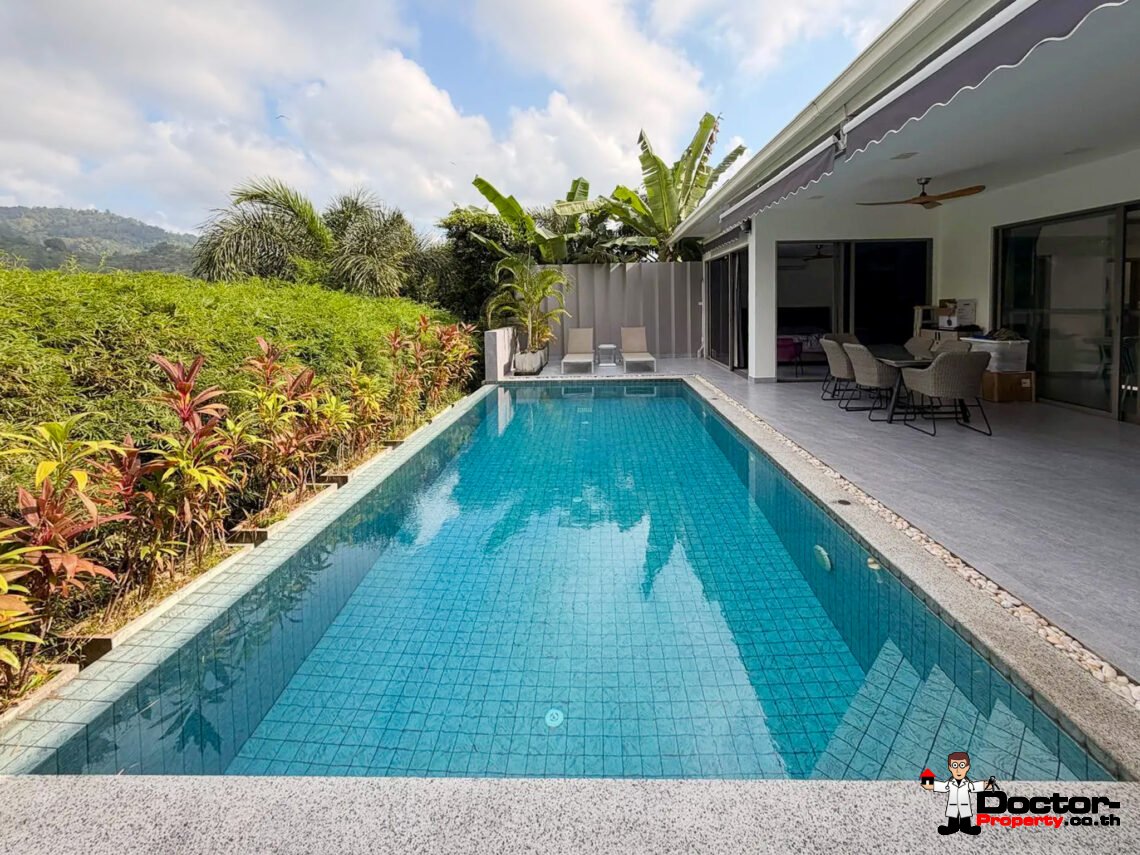 3 Bedroom Pool Villa with Mountain View in Lamai, Koh Samui – For Sale