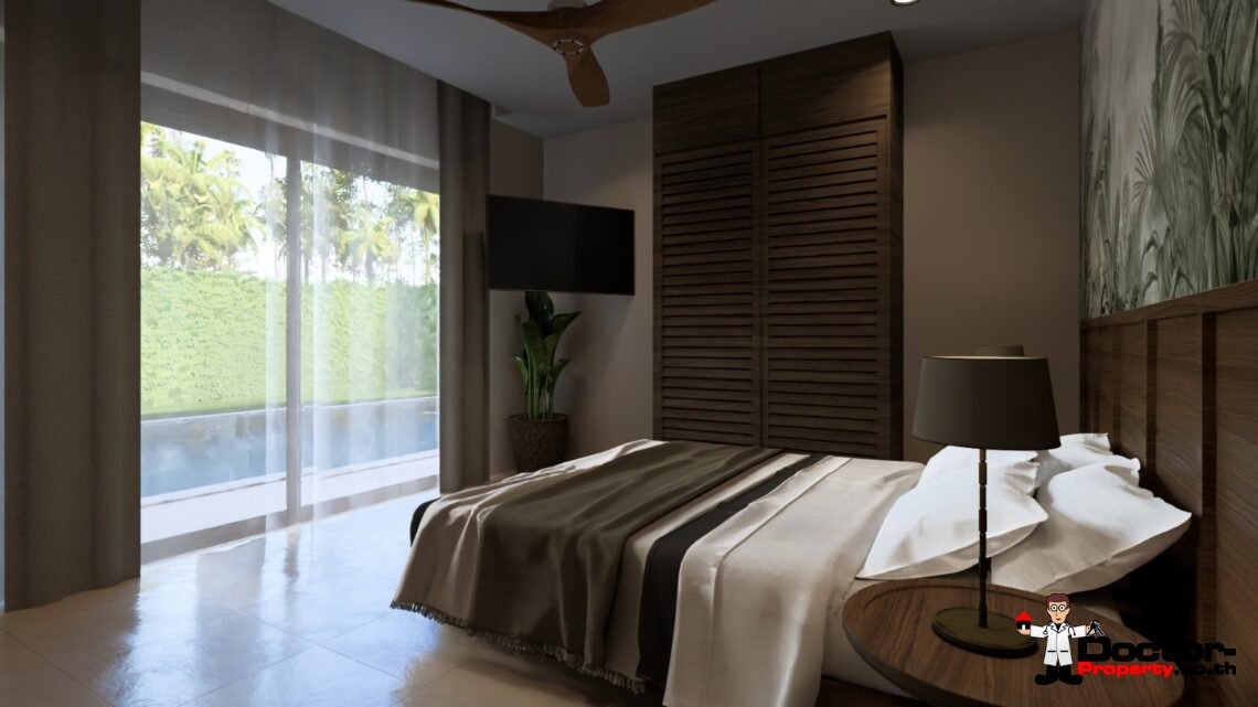 Modern Tropical 2 Bedroom Pool Villa in Na Mueang, Koh Samui – For Sale