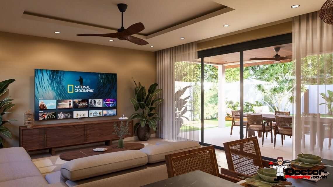 Modern Tropical 2 Bedroom Pool Villa in Na Mueang, Koh Samui – For Sale