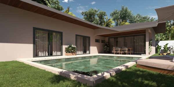 Modern Tropical 2 Bedroom Pool Villa in Na Mueang, Koh Samui – For Sale