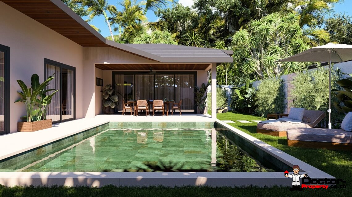 Modern Tropical 2 Bedroom Pool Villa in Na Mueang, Koh Samui – For Sale