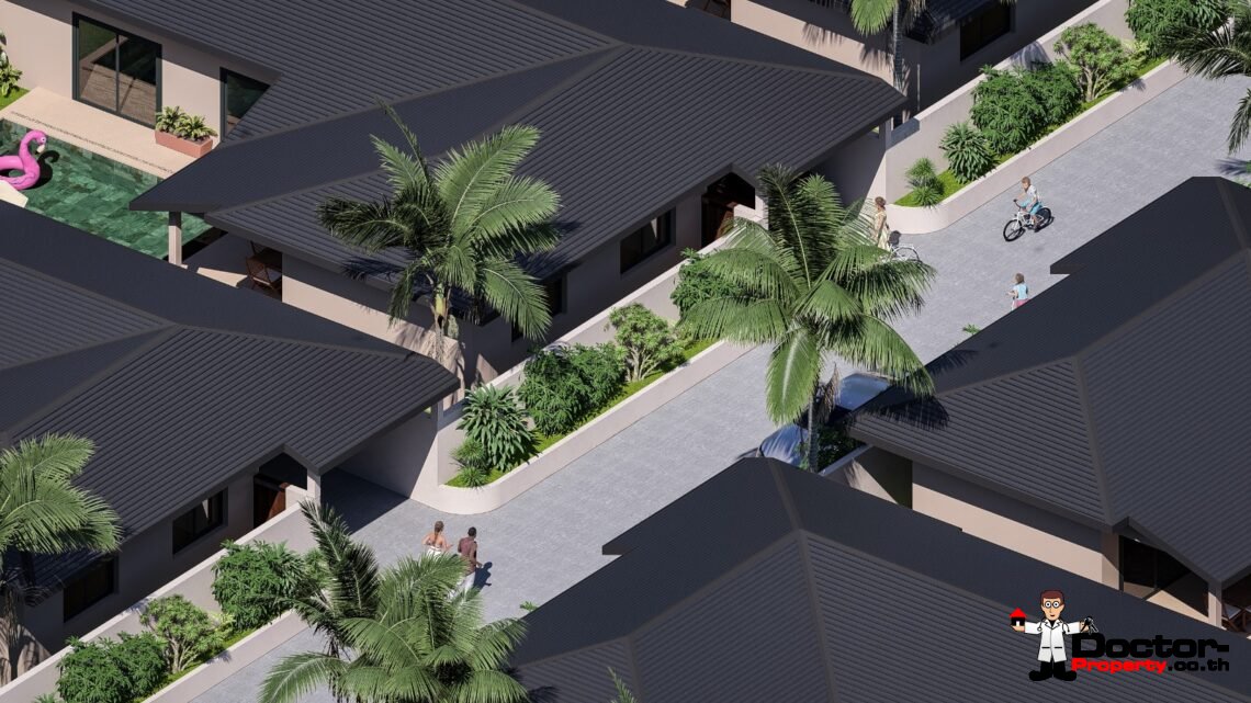 Modern Tropical 2 Bedroom Pool Villa in Na Mueang, Koh Samui – For Sale
