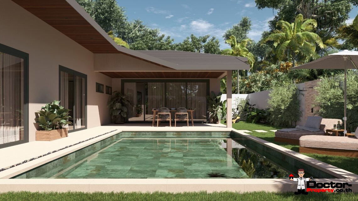Modern Tropical 2 Bedroom Pool Villa in Na Mueang, Koh Samui – For Sale