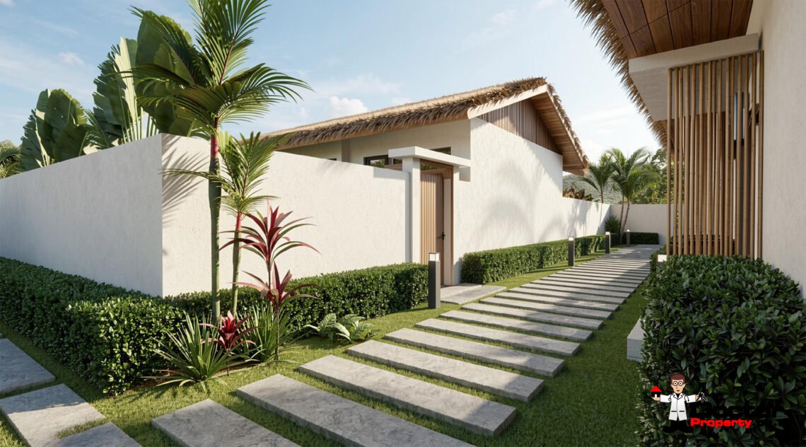 1 and 3 Bedroom Pool Villa with Bali Style in Lamai, Koh Samui – For Sale