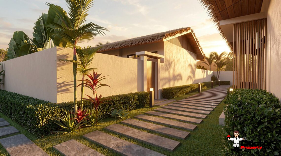 1 and 3 Bedroom Pool Villa with Bali Style in Lamai, Koh Samui – For Sale